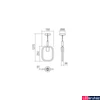 Kép 2/2 - Függeszték, fekete, E27, Redo Smarterlight Aeris 01-2407