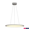 Kép 1/3 - 1 ágú függeszték, 60cm átmérő, szürke, 3000K melegfehér, 3150 lm, CRI 90, 110°, UGR 22, SLV Panel 1003046