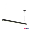 Kép 1/7 - Függeszték, 150cm széles, fekete, 3000K melegfehér, 3700 lm, CRI 80, 120°, UGR 28, SLV Q-Line 1001309