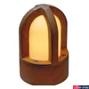 Kép 1/8 - Kültéri Állólámpa, 24cm magas, rozsda, E14, SLV Rusty Cone 229430