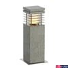 Kép 1/5 - Kültéri Állólámpa, 40cm magas, szürke, E27, SLV Arrock Granite 231410