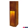 Kép 1/6 - Kültéri Állólámpa, 50cm magas, rozsda, 3000K melegfehér, 30 lm, CRI 80, SLV Rusty 50 233447