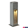 Kép 1/2 - Kültéri Állólámpa, 50cm magas, szürke, 3000K melegfehér, 330 lm, CRI 80, SLV Arrock Stone 231370