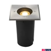 Kép 1/2 - Kültéri Beépíthető lámpa, 12x12cm, rozsdamentes acél (inox), GU10, SLV Solasto 227684