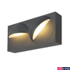 Kép 1/10 - Kültéri fali lámpa, antracit, 2700K/3000K CCT kapcsolóval, beépített fényforrás, CRI 80, 100°, SLV LID 1007668