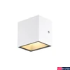 Kép 1/13 - Kültéri Fali lámpa, fehér, 3000K/4000K CCT kapcsolóval, 580 lm, CRI 80, 105°, SLV Sitra S Single 1005149