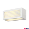 Kép 1/4 - Kültéri Fali lámpa, fehér, E27, SLV Box-L 232491