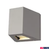 Kép 1/9 - Kültéri Fali lámpa, lefelé és felfelé világít, szürke, 3000K melegfehér, 740 lm, CRI 80, 80°, SLV Out Beam 229664