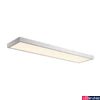 Kép 1/3 - LED panel, 120x30cm, mennyezeti, szürke, 3000K melegfehér, 3100 lm, CRI 80, 90°, UGR 19, SLV Panel 1003054