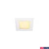 Kép 1/2 - Süllyesztett lámpa, 9x9cm, fehér, 3000K melegfehér, 445 lm, CRI 90, 90°, SLV Frame Basic 112721