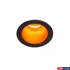 Kép 1/6 - Süllyesztett lámpa, arany színű belső festés, fekete, 2900K melegfehér, 470 lm, CRI 90, 25°, SLV Horn Magna 1002594