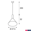 Kép 10/10 - 1 ágú függeszték, 27,5cm átmérő, arany, E27, SLV Phelia 1002949