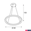Kép 10/10 - 1 ágú függeszték, 60cm átmérő, fekete, 3000K/4000K CCT kapcsolóval, 1400 lm, CRI 95, SLV One 60 1002909