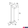 Kép 10/11 - Kültéri Állólámpa, 75cm magas, antracit, GX53, SLV Quadrasyl 232295