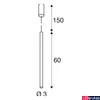Kép 11/11 - 1 ágú függeszték, fekete, 3000K melegfehér, 500 lm, CRI 90, 40°, SLV Helia 30 152360