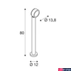 Kép 11/12 - Kültéri Állólámpa, 80cm magas, antracit, 3000K/4000K CCT kapcsolóval, 1000 lm, CRI 80, 95°, SLV Eskian 1002907