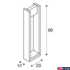 Kép 12/12 - Kültéri Állólámpa, antracit, 3000K melegfehér, 1550 lm, CRI 90, 100°, SLV Quad Pole 1003001