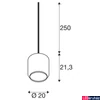 Kép 16/16 - 1 ágú függeszték, 20cm átmérő, króm, E27, CRI 90, SLV Pantilo 20 1003004