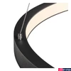 Kép 2/10 - 1 ágú függeszték, 60cm átmérő, fekete, 3000K/4000K CCT kapcsolóval, 1400 lm, CRI 95, SLV One 60 1002909