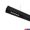 Kép 2/5 - Függeszték, 2m széles, fekete, 4000K természetes fehér, 4600 lm, CRI 90, 30°, UGR 10, SLV Q-Line 1000936