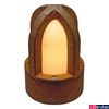 Kép 2/8 - Kültéri Állólámpa, 24cm magas, rozsda, E14, SLV Rusty Cone 229430