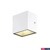 Kép 2/13 - Kültéri Fali lámpa, fehér, 3000K/4000K CCT kapcsolóval, 580 lm, CRI 80, 105°, SLV Sitra S Single 1005149