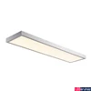 Kép 2/3 - LED panel, 120x30cm, mennyezeti, szürke, 3000K melegfehér, 3100 lm, CRI 80, 90°, UGR 19, SLV Panel 1003054