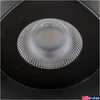 Kép 3/6 - fali lámpa, fekete, 2700K melegfehér, CRI 80, 60°, SLV Modela 1007808