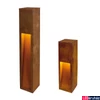 Kép 3/6 - Kültéri Állólámpa, 50cm magas, rozsda, E27, SLV Rusty Slot 229410