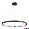 Kép 4/12 - 1 ágú függeszték, 80cm átmérő, fekete, 3000K/4000K CCT kapcsolóval, 2000 lm, CRI 80, SLV One 80 1002911