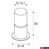 Kép 4/4 - Kültéri Állólámpa, 30cm magas, rozsdamentes acél (inox), E27, SLV Rox 1001488