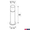 Kép 4/4 - Kültéri Állólámpa, 60cm magas, rozsdamentes acél (inox), E27, SLV Rox 1001489