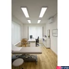 Kép 4/7 - LED panel, 120x30cm, mennyezeti, szürke, 4000K természetes fehér, 3400 lm, CRI 90, 90°, UGR 19, SLV Panel 1001509