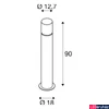 Kép 5/5 - Kültéri Állólámpa, 90cm magas, rozsdamentes acél (inox), E27, SLV Rox 1001490