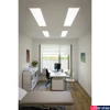 Kép 5/7 - LED panel, 120x30cm, mennyezeti, szürke, 4000K természetes fehér, 3400 lm, CRI 90, 90°, UGR 19, SLV Panel 1001509