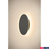Kép 6/7 - Fali lámpa, fekete, 2700K/3000K CCT kapcsolóval, CRI 80, SLV D-Ring 1007913