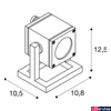 Kép 6/6 - Kültéri Állólámpa, antracit, GU10, SLV Cubix 132835