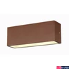 Kép 6/10 - Kültéri Fali lámpa, lefelé és felfelé világít, rozsda, 3000K/4000K CCT kapcsolóval, 2700 lm, CRI 80, 105°, SLV Sitra L Up/down 1005157