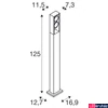 Kép 7/7 - Kültéri Állólámpa, 125cm magas, 3000K/4000K CCT kapcsolóval, 2200 lm, CRI 80, 95°, SLV Eskina Frame 1005439