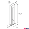 Kép 7/7 - Kültéri Állólámpa, 70,5cm, szürke, GU10, SLV Arrock Arc 231420