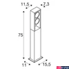 Kép 7/7 - Kültéri Állólámpa, 75cm magas, dupla, antracit, 3000K/4000K CCT kapcsolóval, 2200 lm, CRI 80, 95°, SLV Eskina Frame 1004751