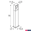 Kép 7/7 - Kültéri Állólámpa, 75cm magas, szimpla, antracit, 3000K/4000K CCT kapcsolóval, 1100 lm, CRI 80, 95°, SLV Eskina Frame 1004750