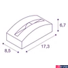 Kép 7/7 - Kültéri Fali/mennyezeti lámpa, antracit, 3000K melegfehér, 60 lm, CRI 80, SLV Out Beam Frame 1003518