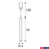 Kép 8/9 - 1 ágú függeszték, fekete, 3000K melegfehér, 700 lm, CRI 80, 30°, SLV Helia 40 152370