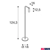 Kép 9/10 - Állólámpa, 124,3cm magas, fekete, 3000K melegfehér, 330 lm, CRI 80, 40°, SLV Karpo 1001463