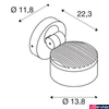 Kép 9/10 - Kültéri Fali lámpa, antracit, 3000K/4000K CCT kapcsolóval, 1000 lm, CRI 80, 95°, SLV Eskina 1002903