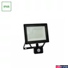 Kép 1/7 - Kültéri Reflektor, mozgásérzékelős, fekete, 4000K melegfehér, beépített LED, 4500 lm, CRI >70, 100°, SPECTRUM LED SLI029051NW_CZUJNIK_PW