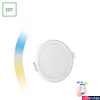 Kép 1/2 - LED panel, fehér, 3000K-6500K szabályozható, beépített LED, 520 lm, CRI 80, 120°, SPECTRUM LED SLI038015CCT