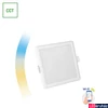 Kép 1/2 - LED panel, fehér, 3000K-6500K szabályozható, beépített LED, 520 lm, CRI 80, 120°, SPECTRUM LED SLI038018CCT