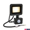Kép 2/6 - Kültéri Reflektor, mozgásérzékelős, fekete, 3000K melegfehér, beépített LED, 810 lm, CRI 80, 100°, SPECTRUM LED SLI029037WW_CZUJNIK